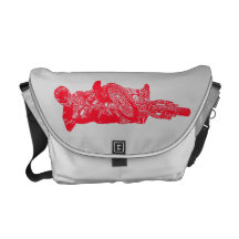 Motocross racer courier bag