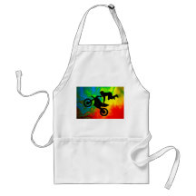 Motocrossing in a Solar Flare Up Apron