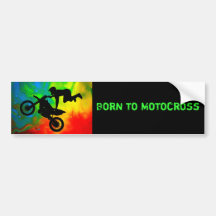Motocrossing in a Solar Flare Up Bumper Stickers
