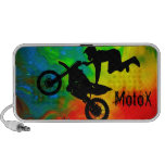 Motocrossing in a Solar Flare Up Laptop Speaker