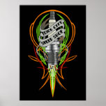 Motor City Speed Shop Sparkplug Poster