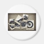 Motorbike Fridge Magnet