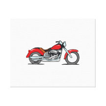 Motorcycle Gallery Wrap Canvas