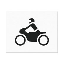 Motorcycle Gallery Wrap Canvas