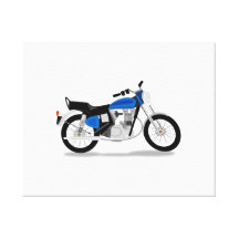 Motorcycle Gallery Wrapped Canvas