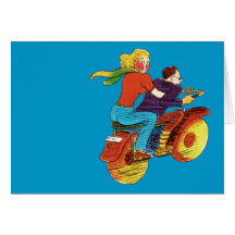 Motorcycle Pin-Up Cards