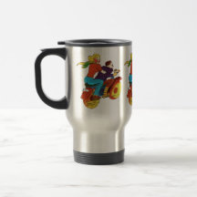 Motorcycle Pin-Up Coffee Mug