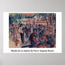 Moulin De La Galette By Pierre-Auguste Renoir Poster