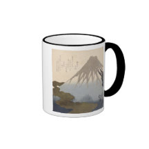 Mount Fuji Under the Snow Coffee Mug