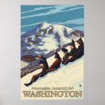 Mount Rainier - Nature Coasting - Travel Poster