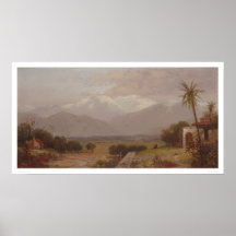 Mount San Bernardino from the Mission Ruins (1232) Print