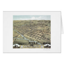 Mount Vernon, OH Panoramic Map - 1870 Cards