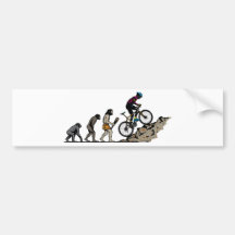 Mountain Biker Bumper Stickers