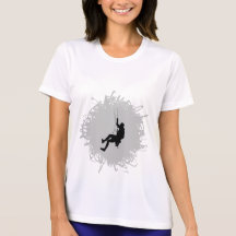 Mountain Climbing Scribble Style Tee Shirts