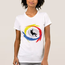 Mountain Climbing Tricolor Emblem Tshirt