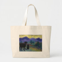 Mountain Dogs Tote Bags
