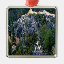 Mountain forest ornament