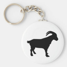 Mountain goat key chain