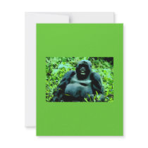 Mountain Gorilla Invitation - Humourous Invitation