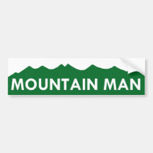 MOUNTAIN MAN - Colorado Bumper Stickers