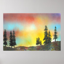 Mountain Morning in the High Sierra Poster