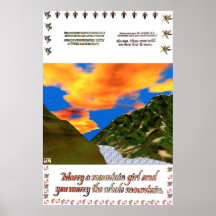 Mountain Qoutes Print