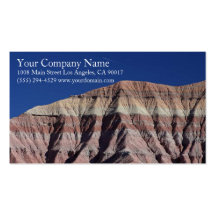 Mountain Rocky Desert Blue Sky Business Card Templates