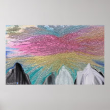 Mountain Top View Canvas Print