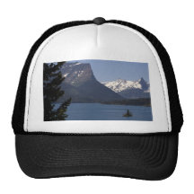 Mountains Glacier Parks Mesh Hats