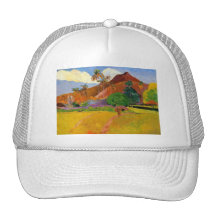 'Mountains in Tahiti' - Paul Gauguin Hat