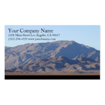 Mountains Light Blue Sky Business Card