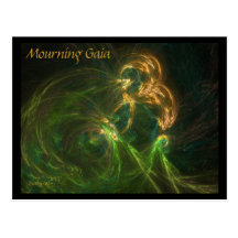 MOURNING GAIA POST CARD