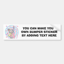 Mouse 4th birthday T-shirts and Gifts Bumper Stickers