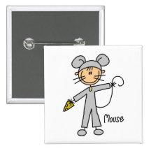 Mouse Dress Up T-shirts and Gifts Pins