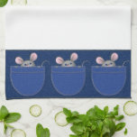 Mouse in Pocket Kitchen Towel