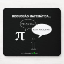 Mouse Pad - Discussão entre pi e i