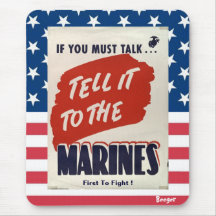 Mouse Pad - Tell It To The Marines