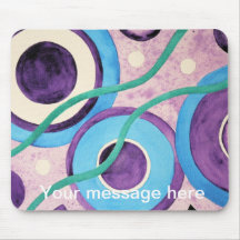 MOUSEMAT with Abstract design 'Çircles' Mouse Pad