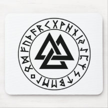 mousepad hor Tri-Triangle Rune Shield