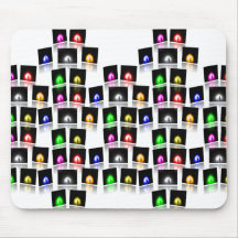 mousepad horsey rainbow love cowboy
