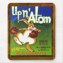 Mousepad - Up n Atom Carrots