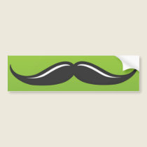Moustache Bumper Sticker bumper stickers