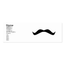 Moustache Business Card