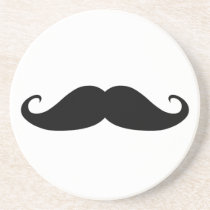 Moustache coasters!