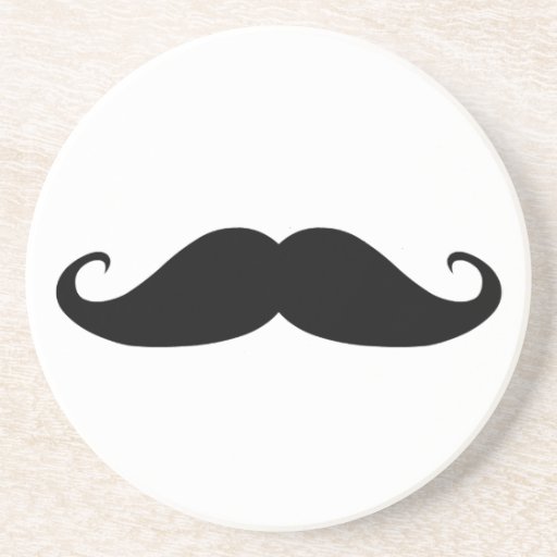 Moustache coasters!