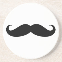Moustache Disguise Funny Beverage Coaster