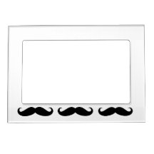 Moustache Disguise Funny Magnetic Picture Frames