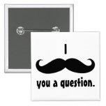 Moustache disguise funny moustache facial hair buttons