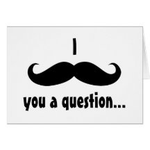 Moustache disguise funny moustache facial hair greeting cards
