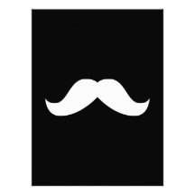 Moustache Invitation